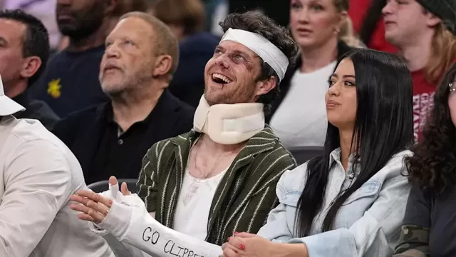 Jack Quaid Turns Heads with Comedic 'Injuries' at Clippers Game